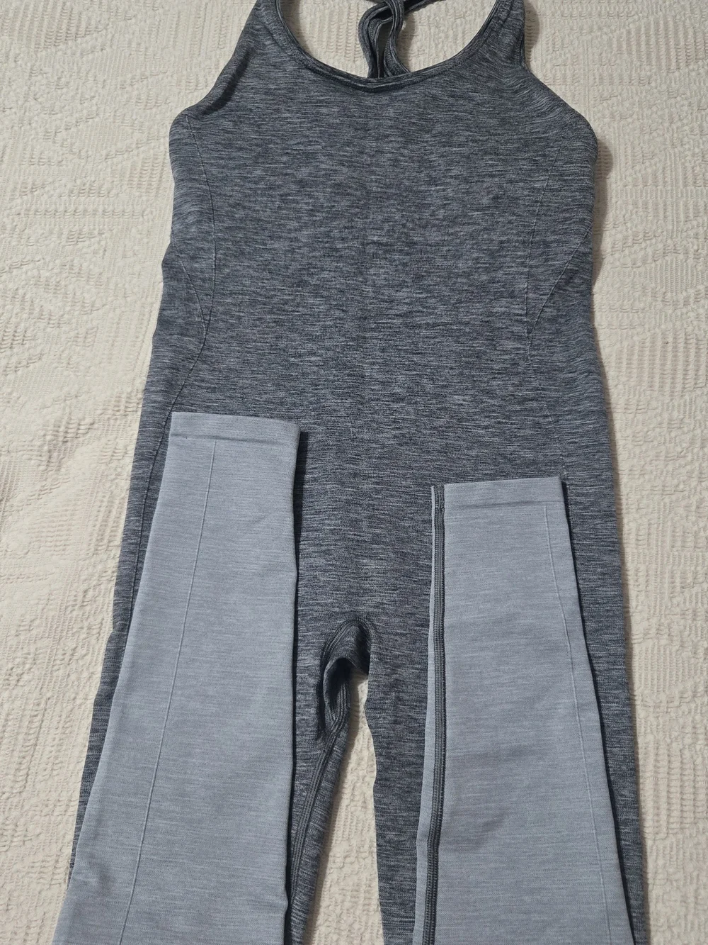lululemon athletica Gray Ombre One-Piece Jumpsuit